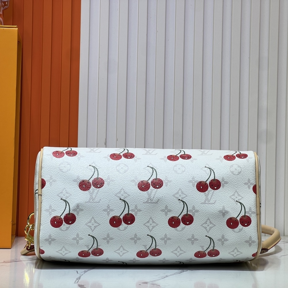 Louis Vuitton X Takashi Murakami Monogram Cerise Speedy 30 White 30Cm M14238 - 画像 (5)