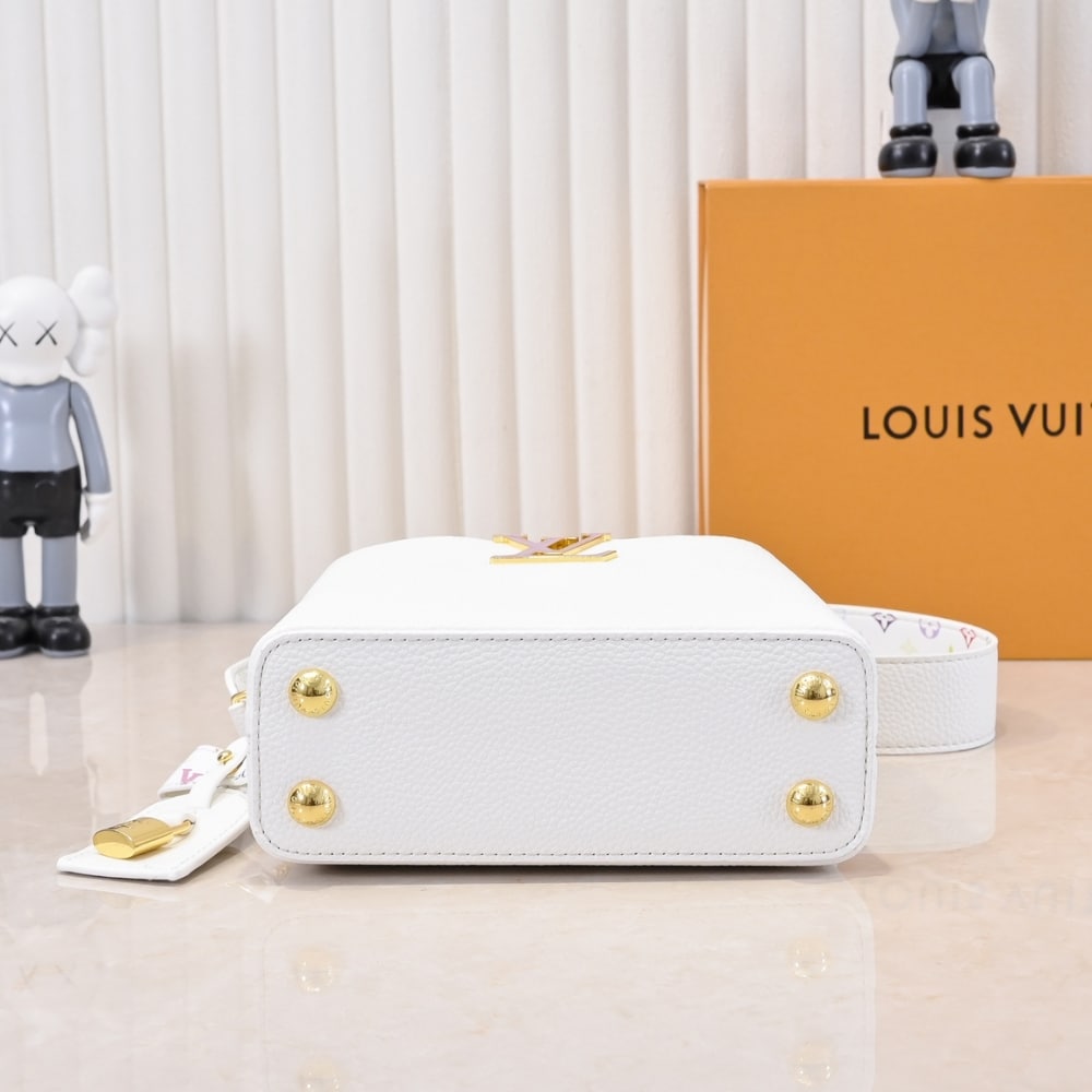 Louis Vuitton X Takashi Murakami Capucines Mini White 21Cm M13253 - 画像 (5)