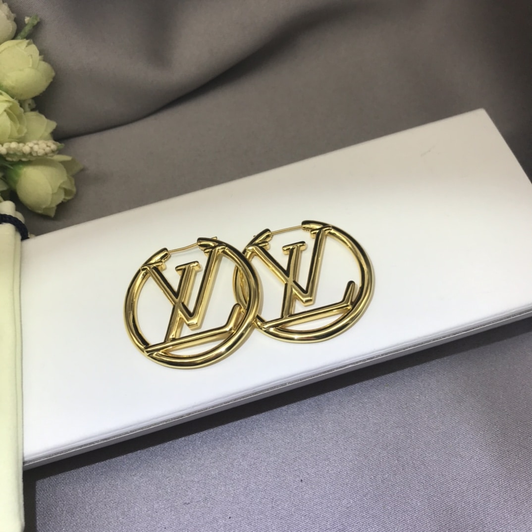Louis Vuitton Louise Hoop Earrings M64288 - 画像 (4)