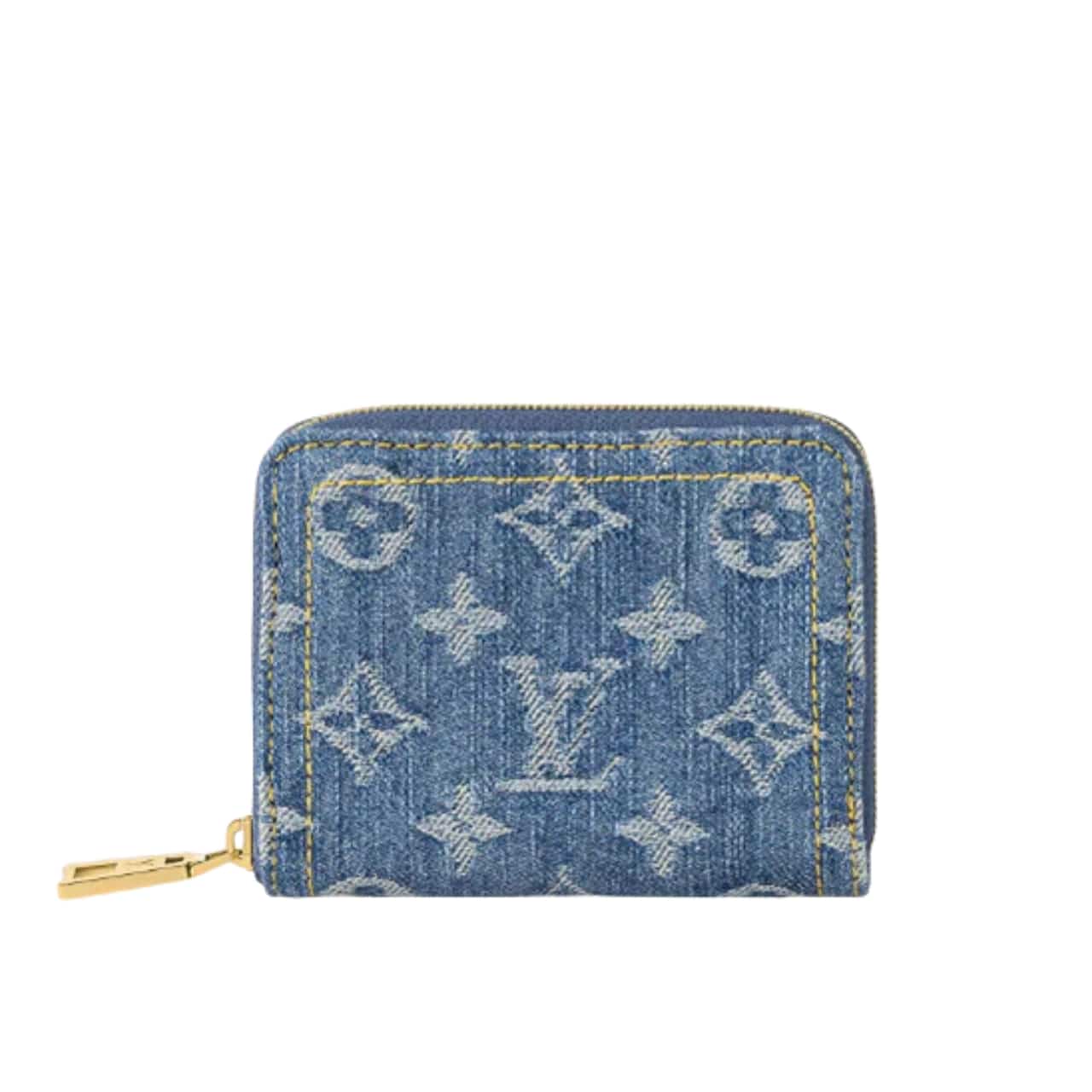 LOUIS VUITTON ルイ・ヴィトン ジッピー・コインパース デニムブルー 11cm 型番：M82957