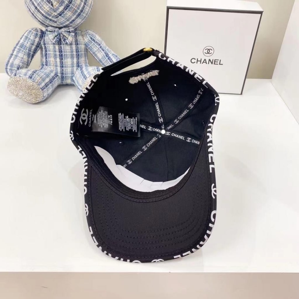 Chanel CC Cotton Baseball Cap Black - 画像 (5)