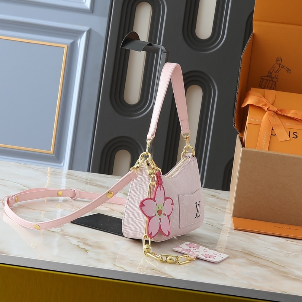 Louis Vuitton X 村上隆 マレリーニ チーキーピンク 19cm M13101 - 画像 (3)