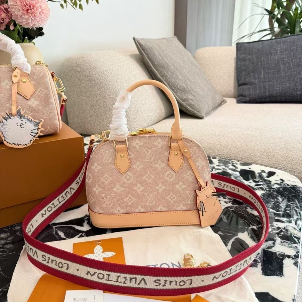 Louis Vuitton Alma BB Meowgram Pale Pink 23cm M25728 - 画像 (2)