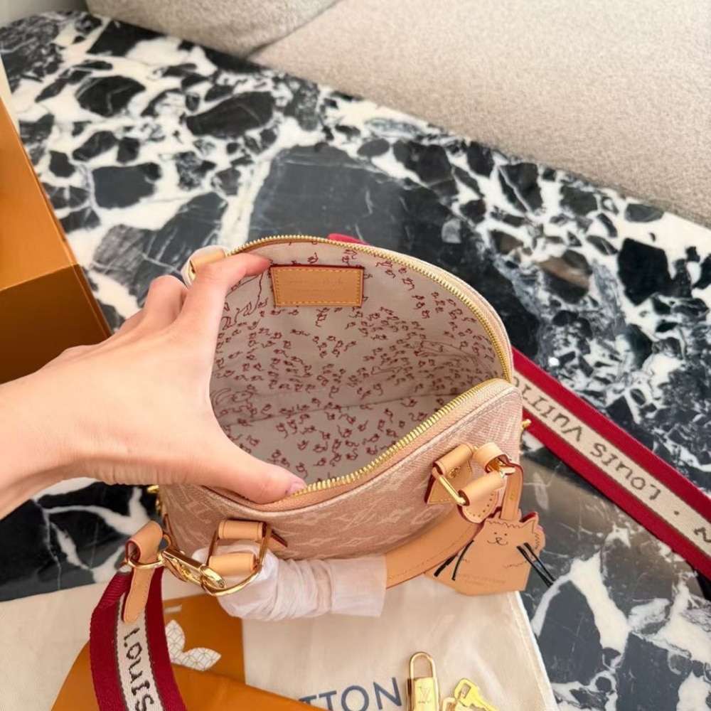 Louis Vuitton Alma BB Meowgram Pale Pink 23cm M25728 - 画像 (3)