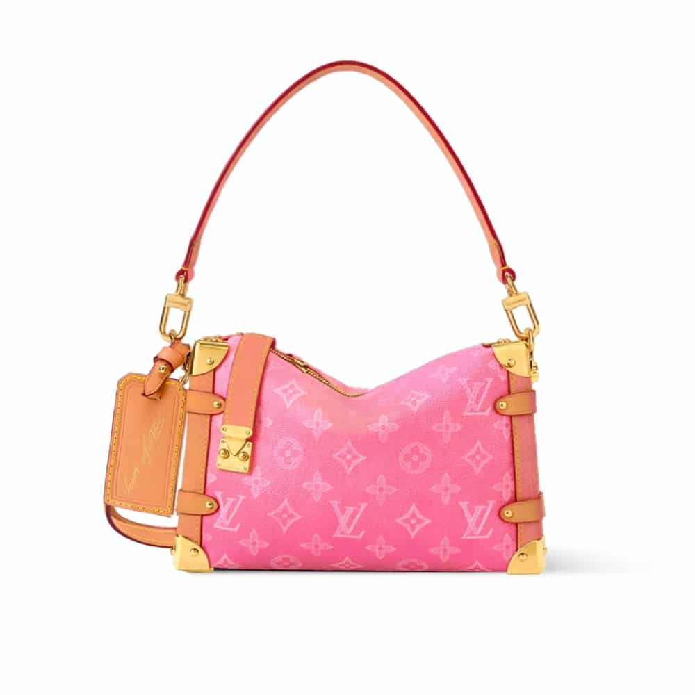Louis Vuitton Side Trunk MM Monogram Origine Rose Ruban 23Cm