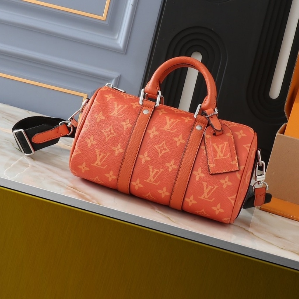 Louis Vuitton Keepall Bandoulière 25 Tangerine 25Cm M31044 - 画像 (2)