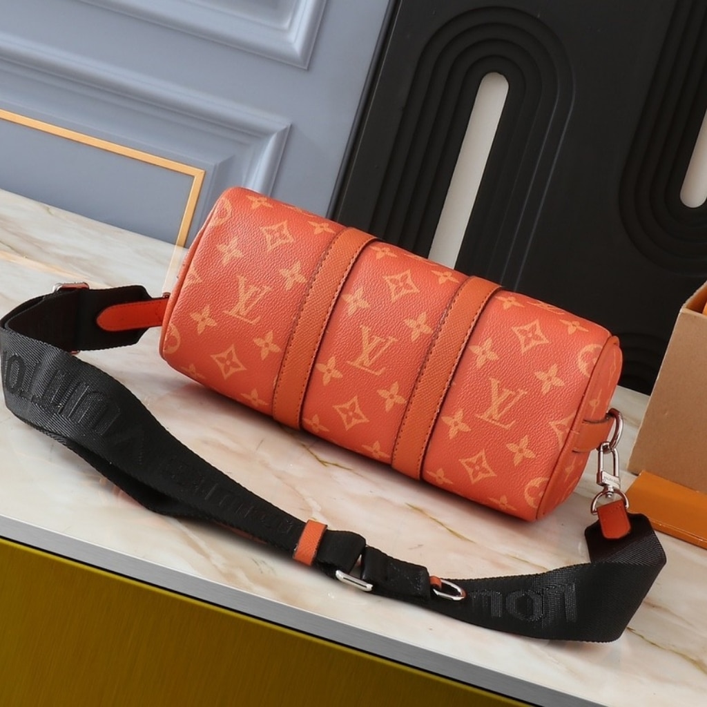 Louis Vuitton Keepall Bandoulière 25 Tangerine 25Cm M31044 - 画像 (5)
