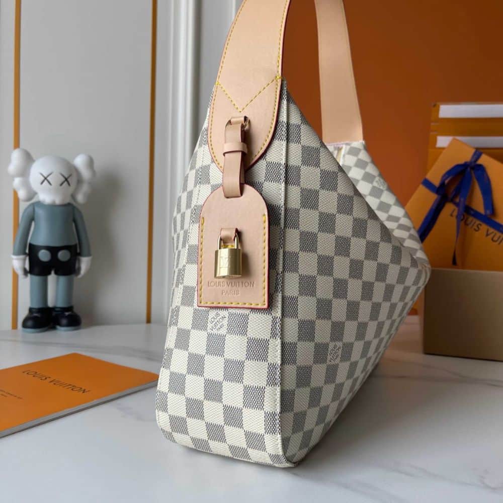Louis Vuitton Slouchy MM Damier Azur 29Cm N00126 - 画像 (3)
