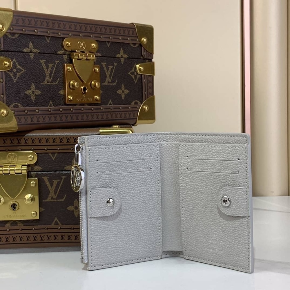LOUIS VUITTON ルイ・ヴィトン リサ ウォレット バイカラー モノグラム ブリュームグレー 11cm 型番:M13797 - 画像 (5)