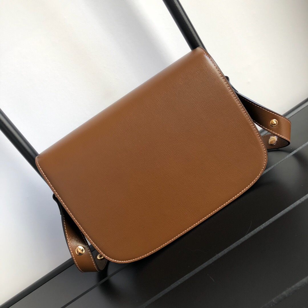 Gucci Horsebit 1955 Medium Shoulder Bag Brown Leather 25Cm 602204 1DB0G 2361 - 画像 (9)