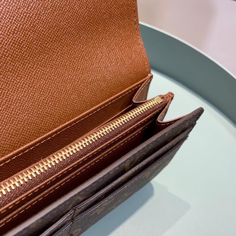 Louis Vuitton Sarah Wallet Monogram Canvas Brown 19Cm M60531 - 画像 (5)