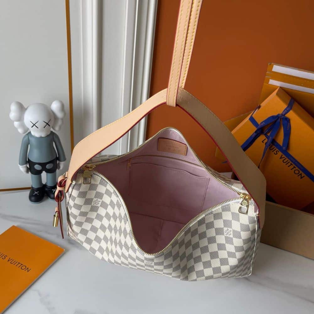 Louis Vuitton Slouchy MM Damier Azur 29Cm N00126 - 画像 (7)