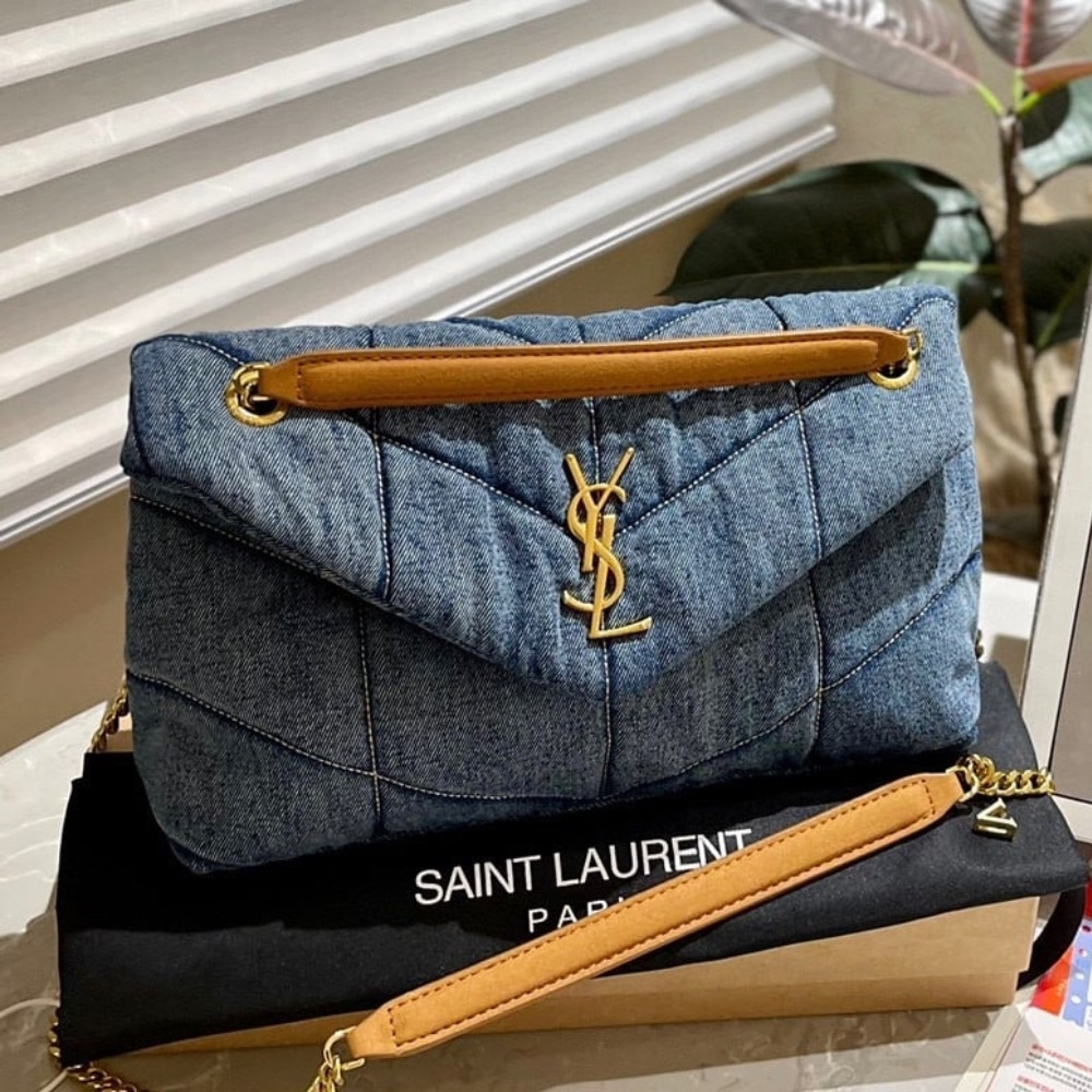 Saint Laurent Puffer Toy Denim Blue 28Cm 7593372PT674575 - 画像 (2)