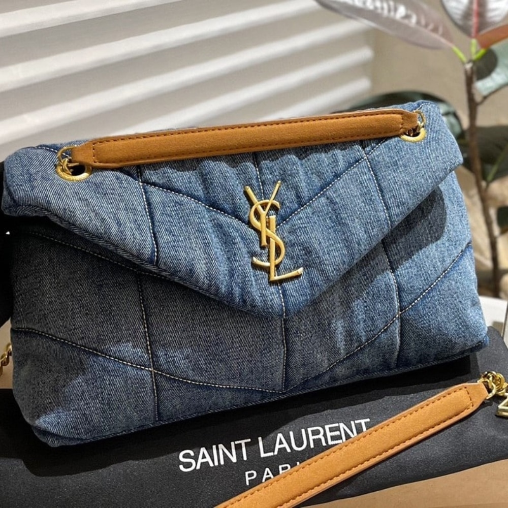 Saint Laurent Puffer Toy Denim Blue 28Cm 7593372PT674575 - 画像 (3)