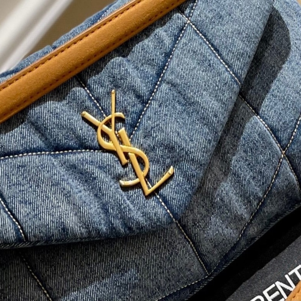Saint Laurent Puffer Toy Denim Blue 28Cm 7593372PT674575 - 画像 (4)