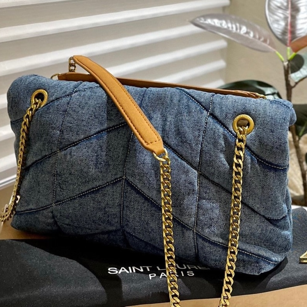 Saint Laurent Puffer Toy Denim Blue 28Cm 7593372PT674575 - 画像 (7)
