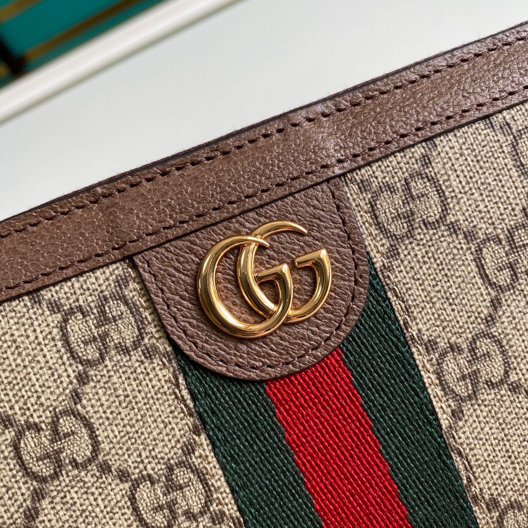 GUCCI グッチ オフィディア ジップアラウンドウォレット GGスプリーム ブラウン 19cm 523154 96IWG 8745 - 画像 (7)