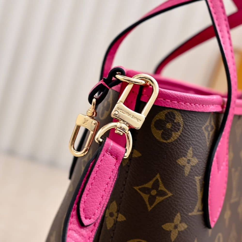 Louis Vuitton Neverfull Bandoulière Inside Out BB Monogram Rose 20Cm M12106 - 画像 (7)