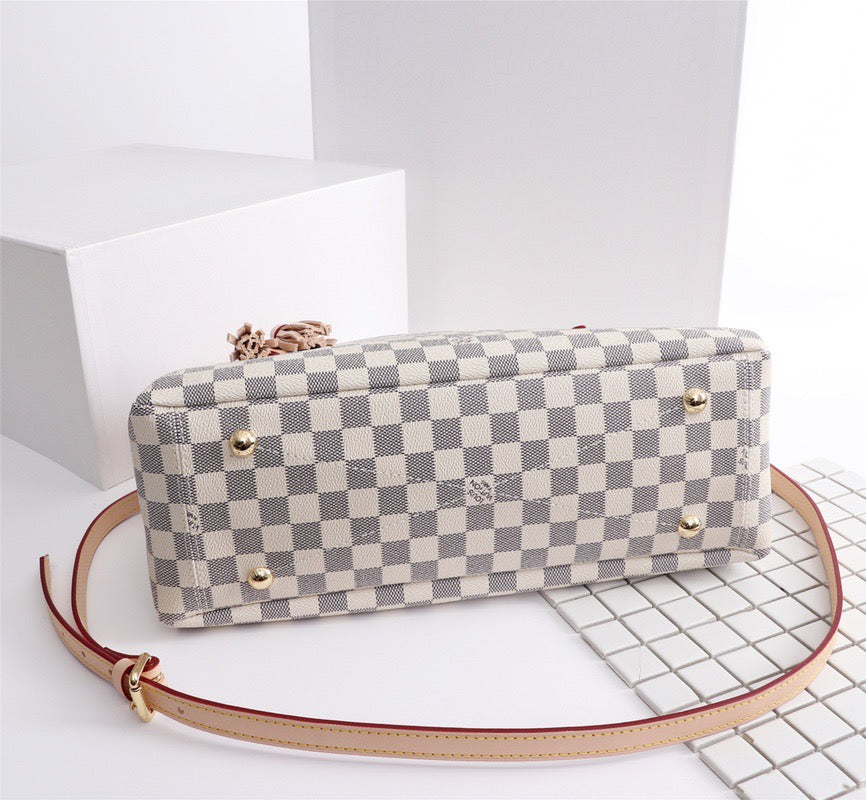 Louis Vuitton Lymington Damier Azur Canvas Beige 35Cm N40022 - 画像 (6)