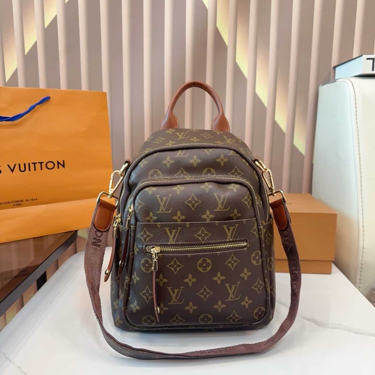 Louis Vuitton Backpack Monogram Dark Brown 28Cm - 画像 (2)