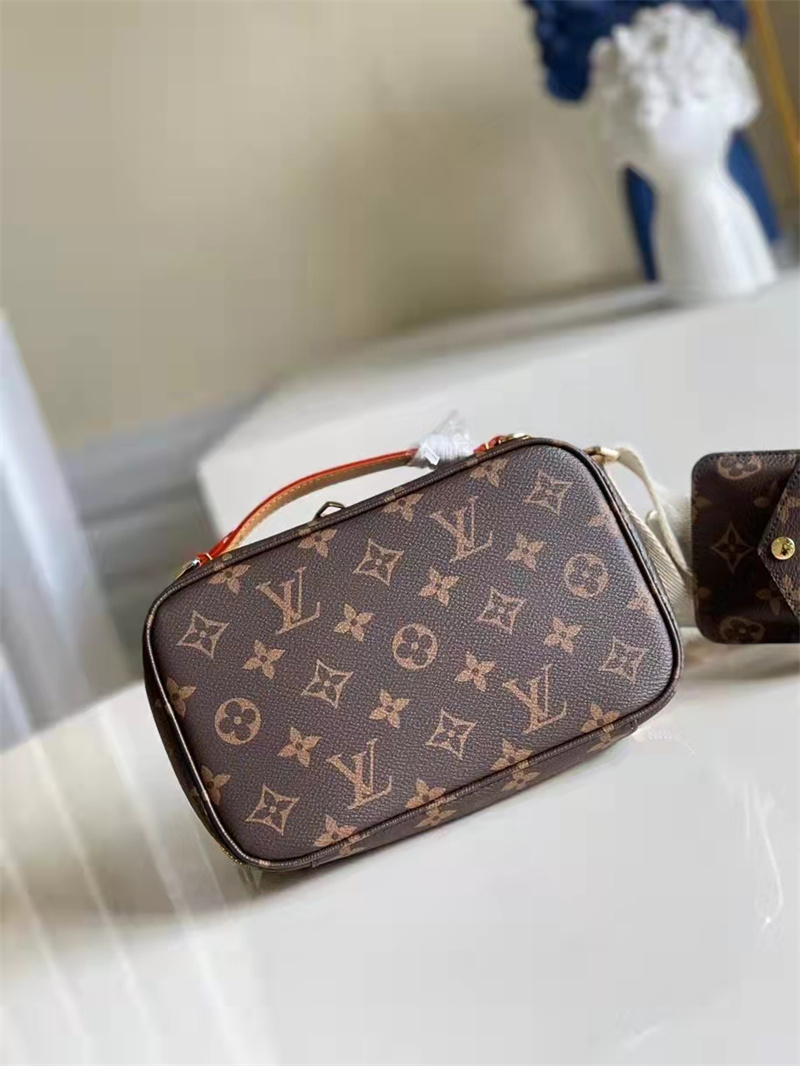 Louis Vuitton Utility Crossbody Bag Monogram Canvas Brown 18cm M80446 - 画像 (5)