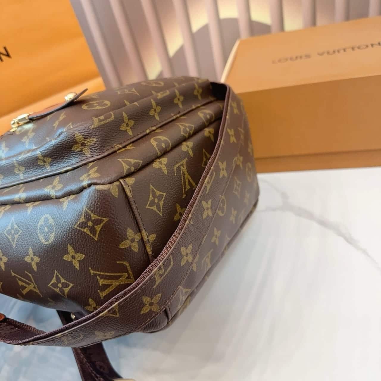 Louis Vuitton Backpack Monogram Dark Brown 28Cm - 画像 (7)