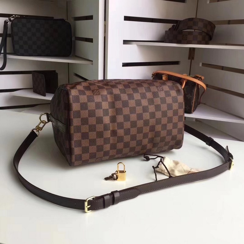 Louis Vuitton Speedy Bandoulière 25 Damier Ebene 25cm N40575 - 画像 (6)