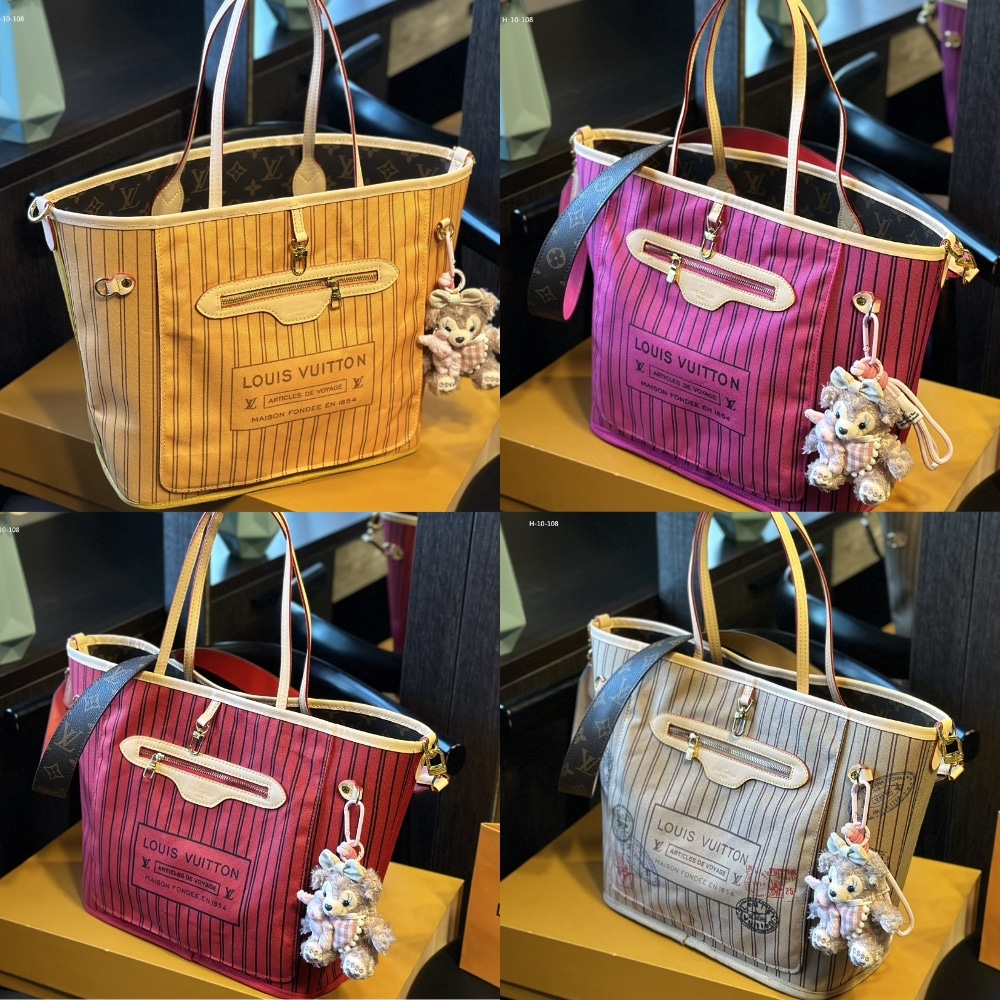 Louis Vuitton Neverfull Bandoulière Inside Out MM Beige 31cm M11948 - 画像 (7)