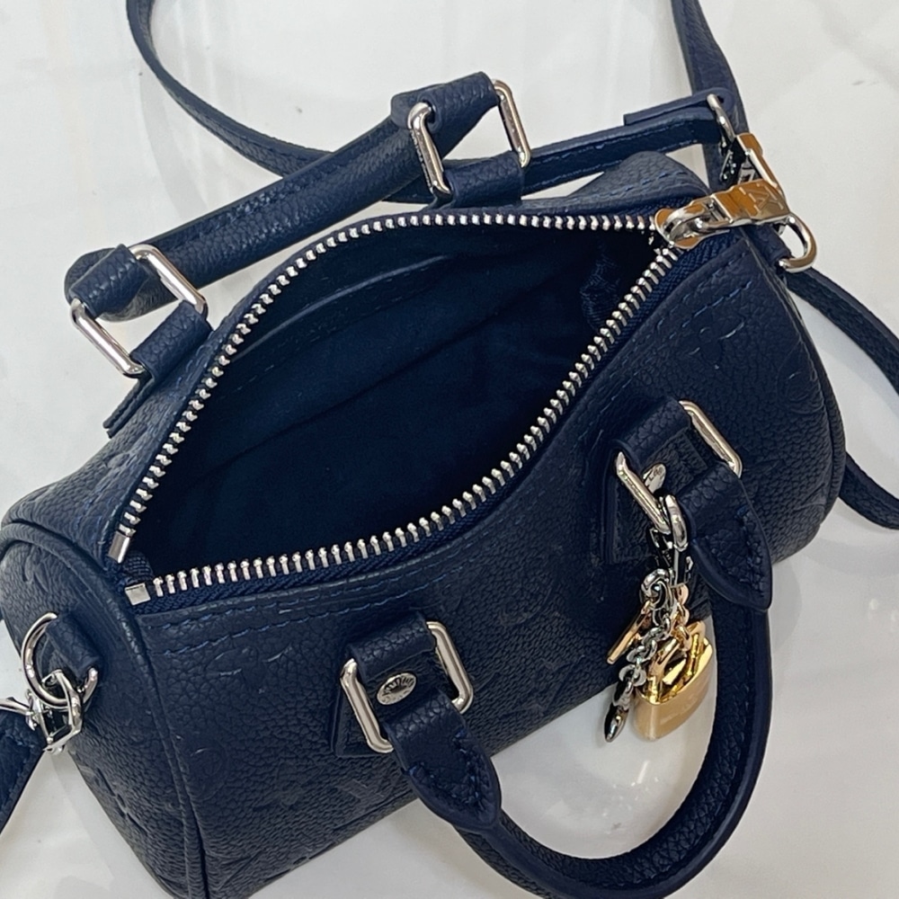Louis Vuitton Nano Speedy Shimmery Ink 16Cm M26510 - 画像 (9)