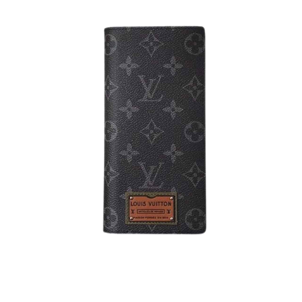 LOUIS VUITTON ルイ・ヴィトン モノグラム バーティカル ウォレット ブラック 20cm