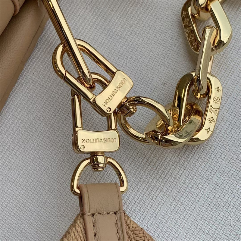 Louis Vuitton Coussin PM Monogram Leather Shoulder Bag Camel 26cm M57791 - 画像 (5)