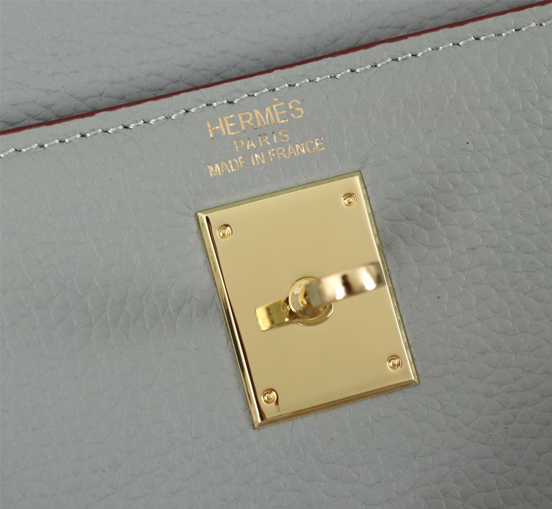 Hermes Kelly Sellier Rouge Epsom Gold Hardware 25Cm - 画像 (5)