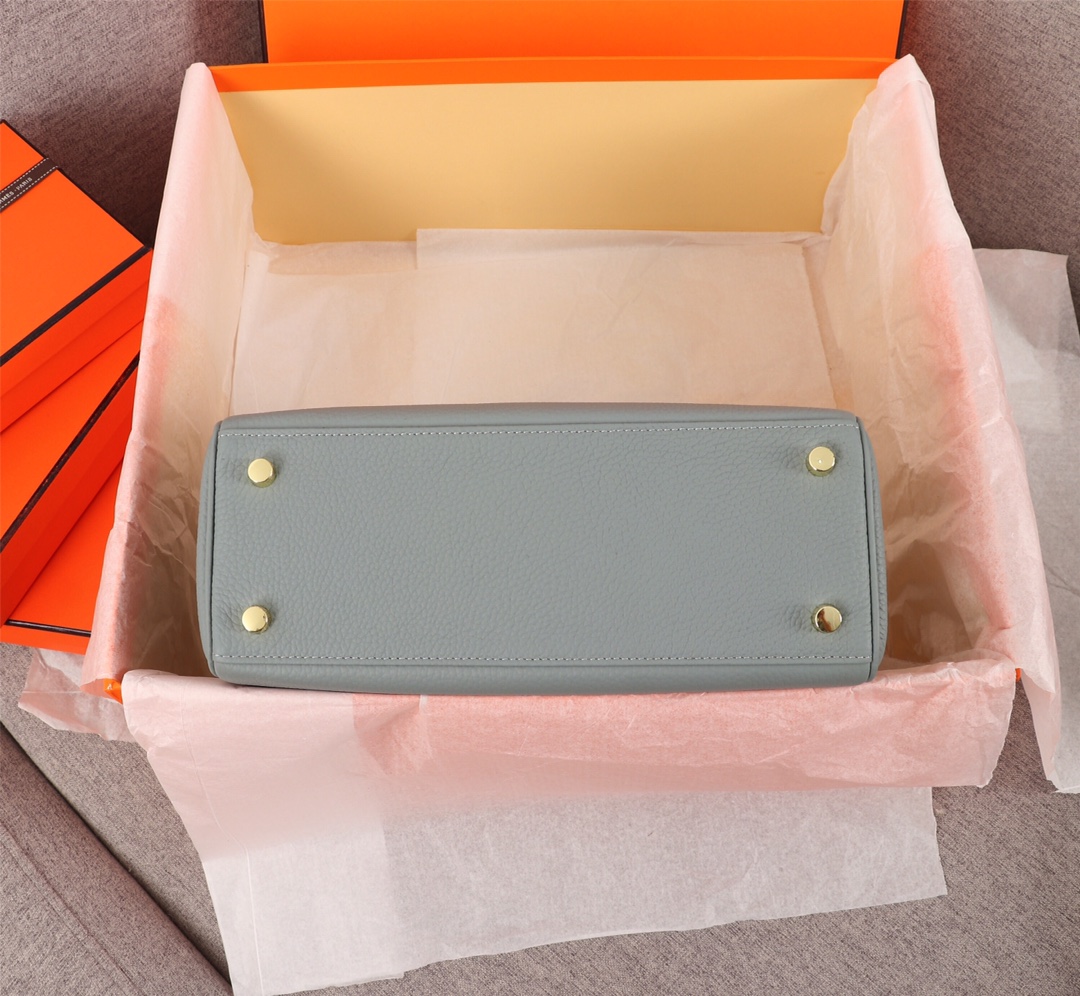 Hermes Kelly Sellier Rouge Epsom Gold Hardware 25Cm - 画像 (6)