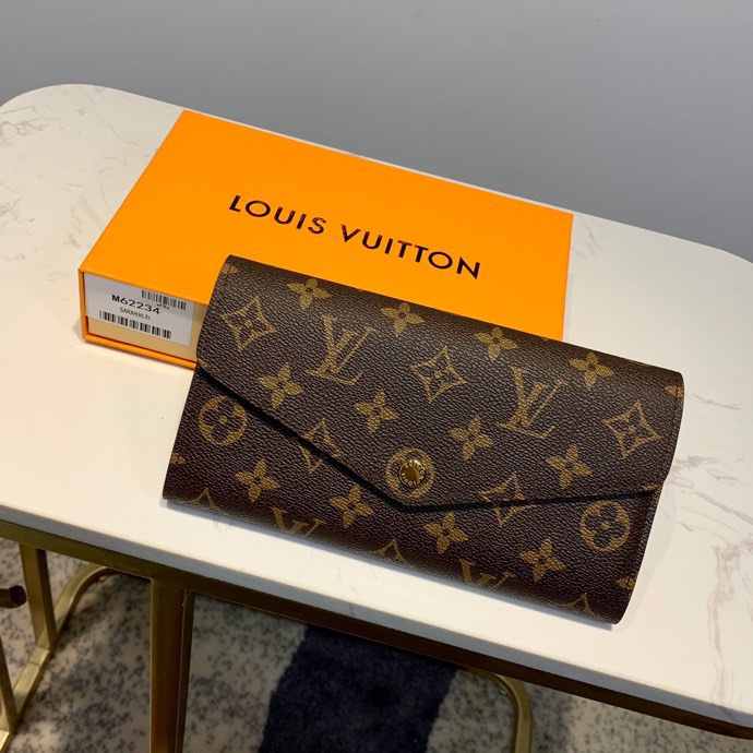 LOUIS VUITTON ルイ・ヴィトン ポルトフォイユ・サラ ローズピンク 19cm 型番:M62234 - 画像 (2)