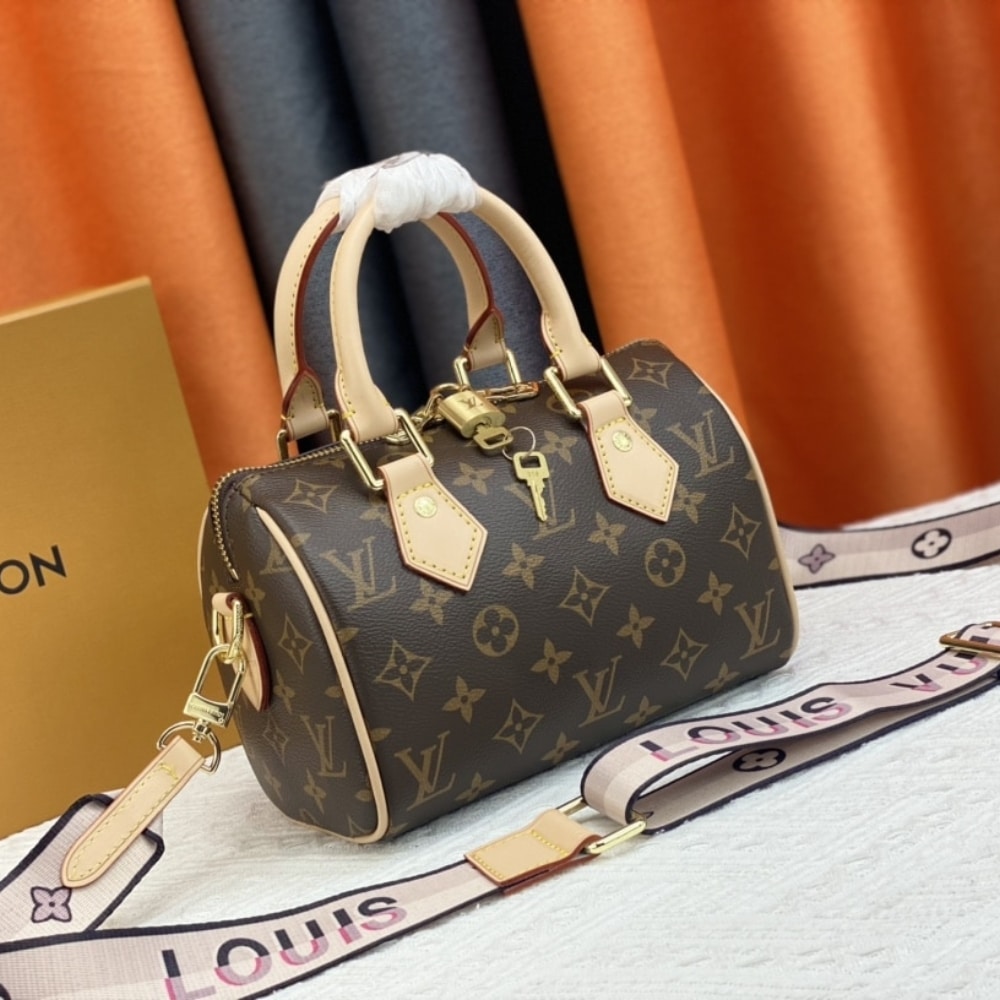 Louis Vuitton Speedy Bandoulière 20 Bag Black 20Cm M46234 - 画像 (3)