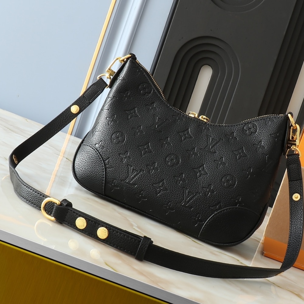 Louis Vuitton Boulogne Monogram Empreinte Leather Black 29Cm M12930 - 画像 (9)
