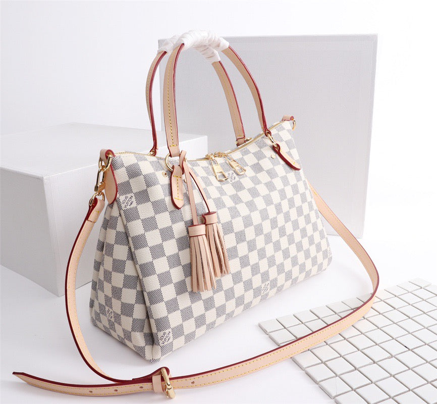 Louis Vuitton Lymington Damier Azur Canvas Beige 35Cm N40022 - 画像 (2)