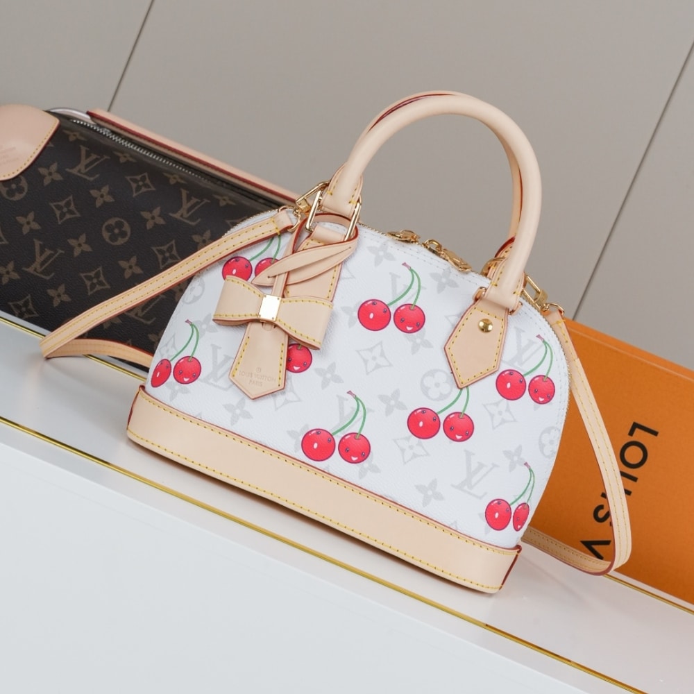 Louis Vuitton X Takashi Murakami Alma BB Monogram Cherry 23Cm M14234 - 画像 (2)