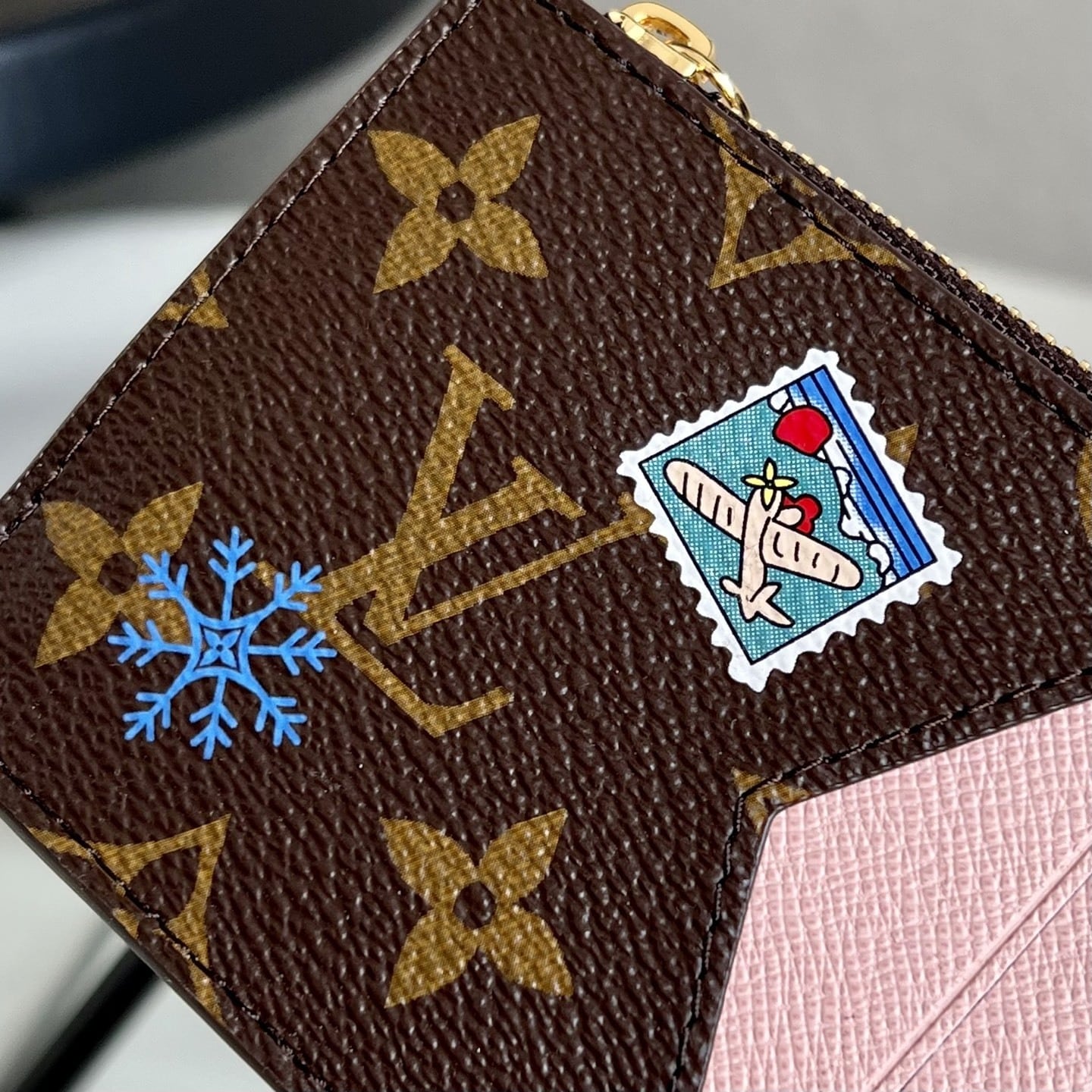 Louis Vuitton Romy Card Holder Monogram Snowy Pearl 12Cm M15333 - 画像 (9)