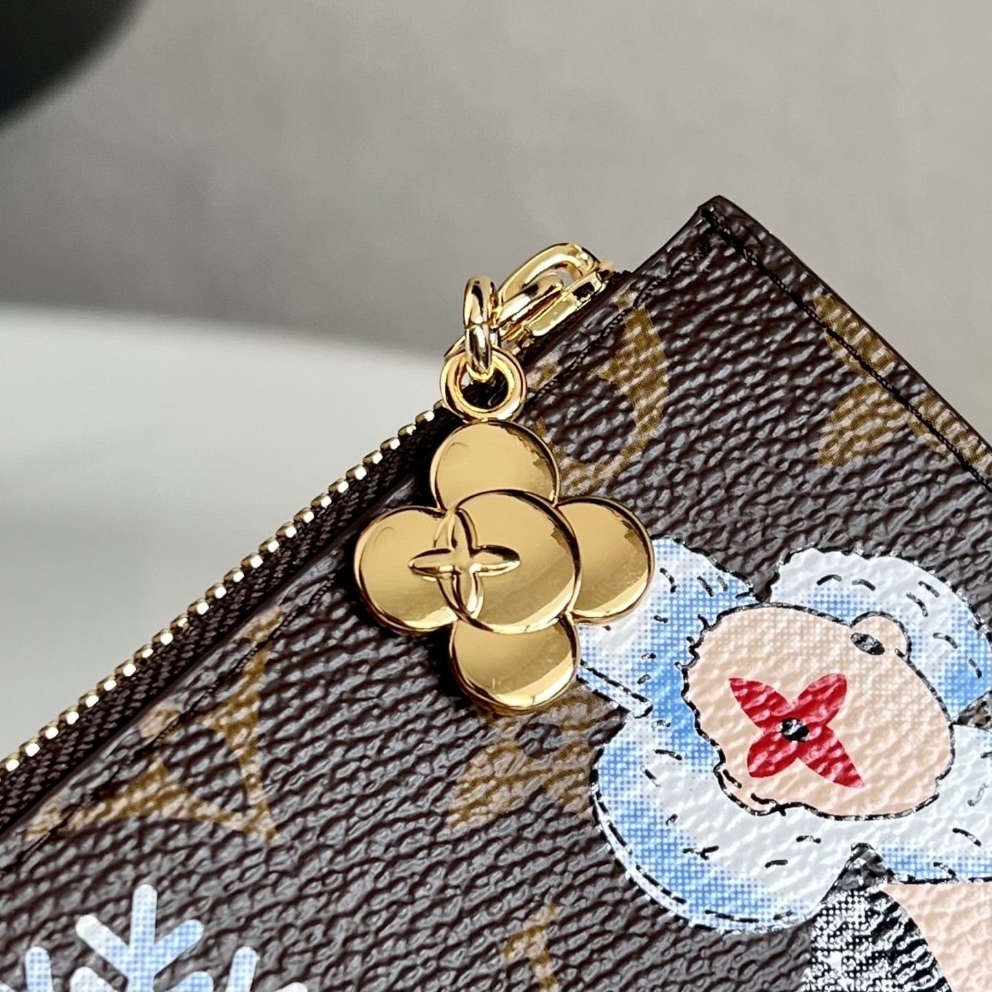 Louis Vuitton Romy Card Holder Monogram Snowy Pearl 12Cm M15333 - 画像 (6)