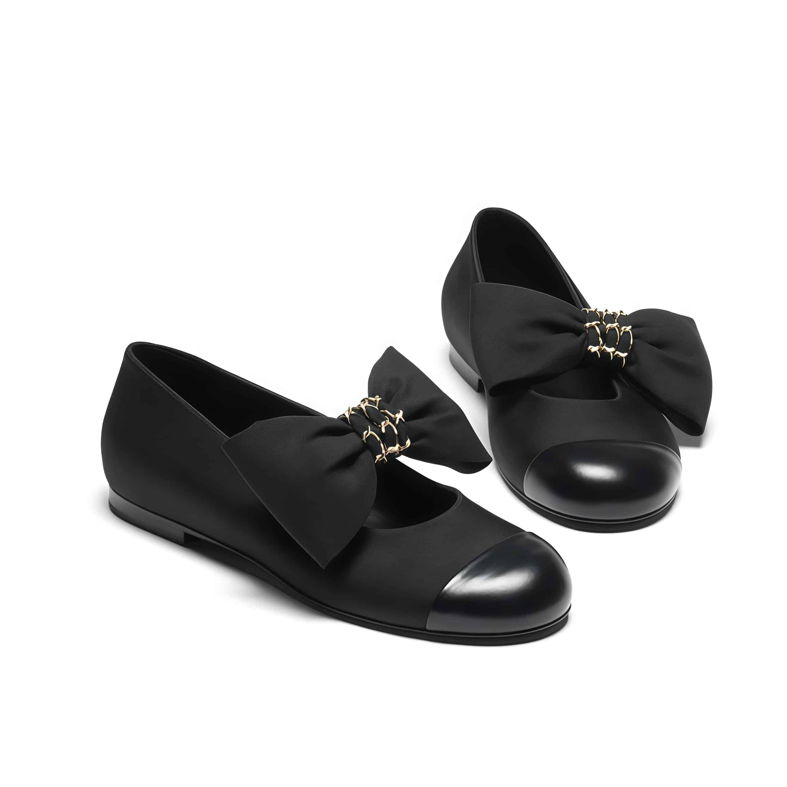 CHANEL シャネル メリージェーン グログラン ブラック G46811 B22270 94305