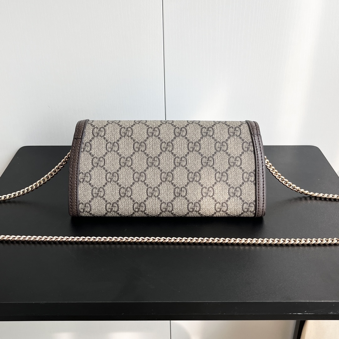 Gucci Blondie Continental Chain Wallet Beige 21Cm 725215 K9Gsg 8358 - 画像 (4)