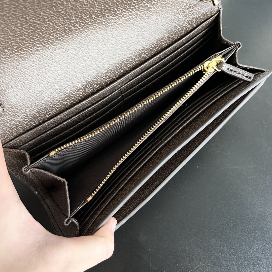 Gucci Blondie Continental Chain Wallet Beige 21Cm 725215 K9Gsg 8358 - 画像 (2)