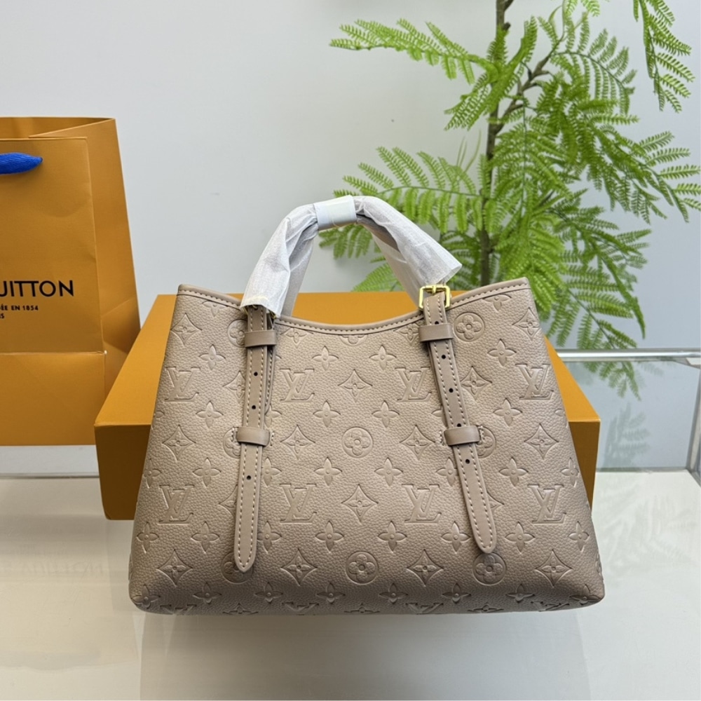 Louis Vuitton Babylone Tote PM Bag Tourterelle Gray 30Cm M11463 - 画像 (2)