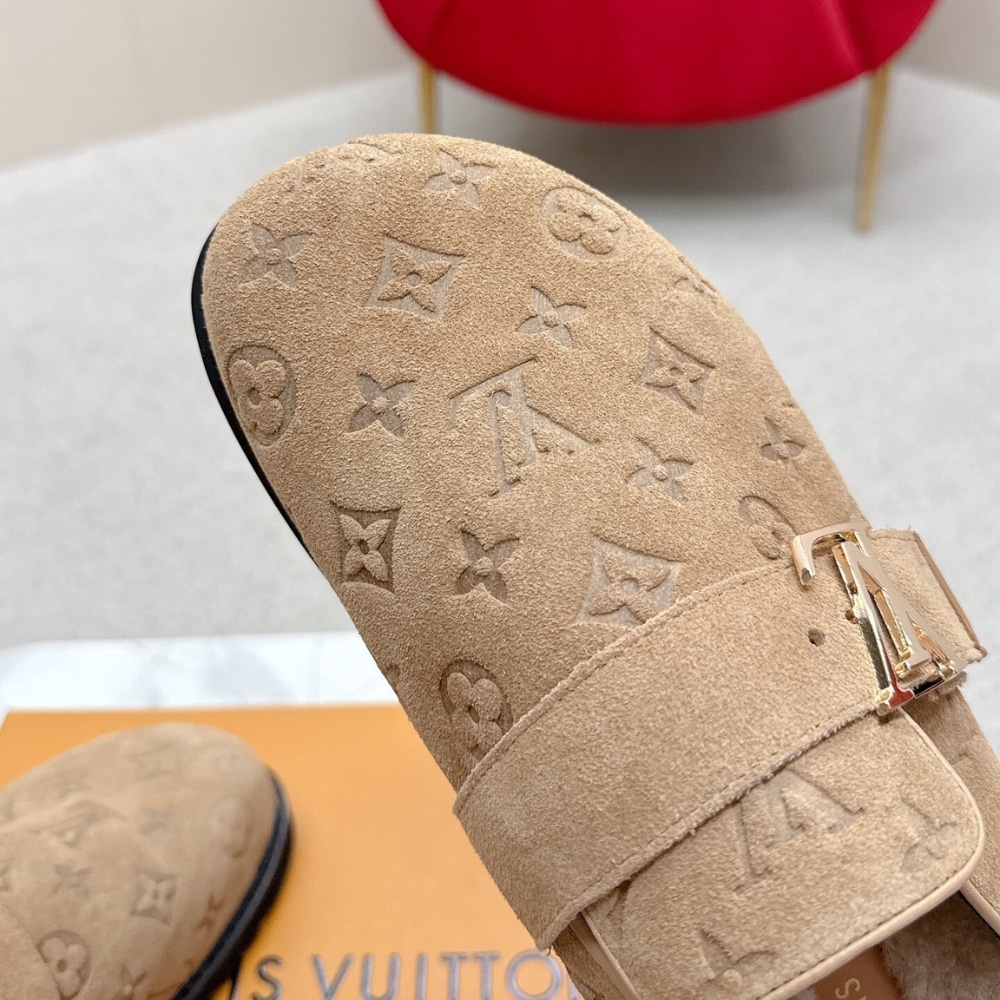 ルイ・ヴィトン「LV コージー」コンフォートクロッグ ベージュ 1AITUA - 画像 (7)