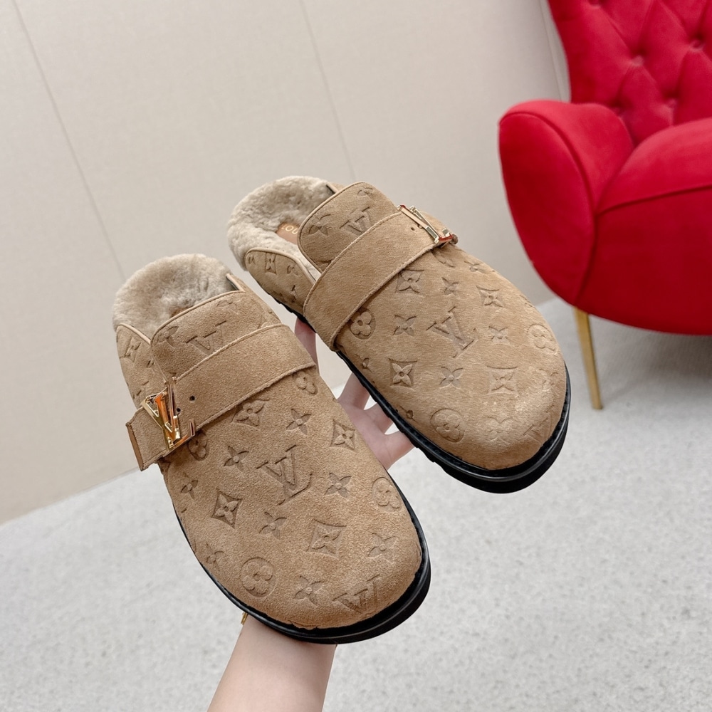 ルイ・ヴィトン「LV コージー」コンフォートクロッグ ベージュ 1AITUA - 画像 (5)