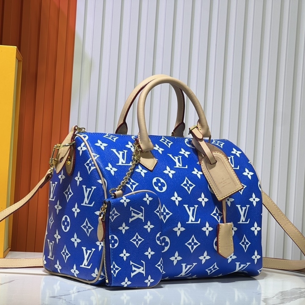 Louis Vuitton Speedy P9 Bandoulière 30 Blue 30Cm M24424 - 画像 (3)