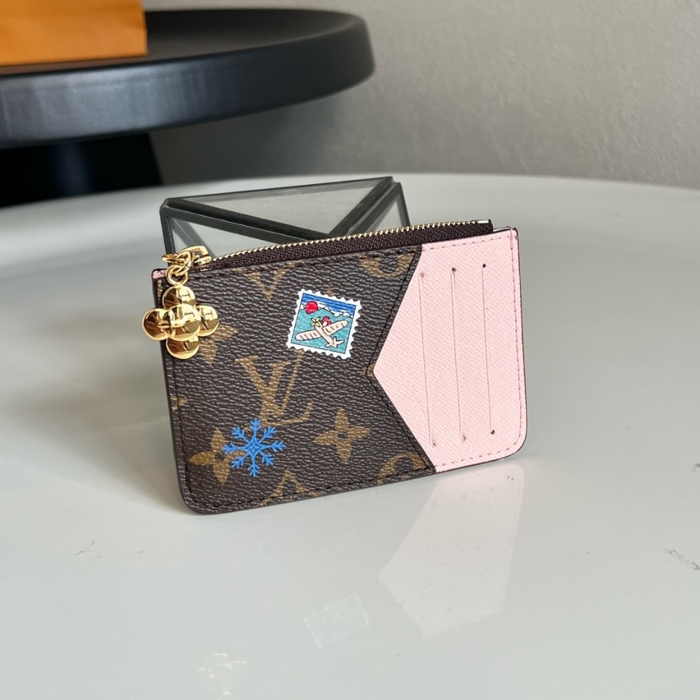 Louis Vuitton Romy Card Holder Monogram Snowy Pearl 12Cm M15333 - 画像 (2)