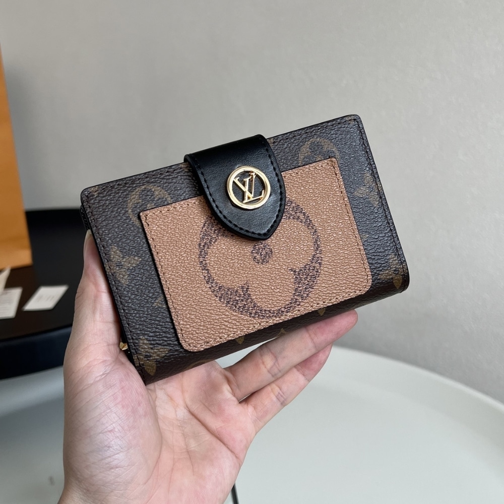 Louis Vuitton Juliette Wallet Monogram Giant Brown 13Cm M69432 - 画像 (3)