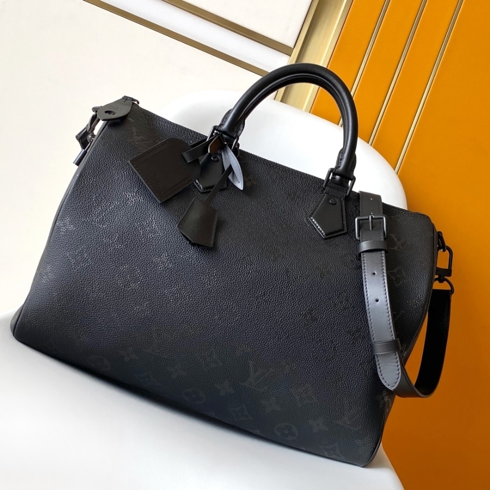 Louis Vuitton Speedy P9 Bandoulière 40 Black 40Cm M13916 - 画像 (2)